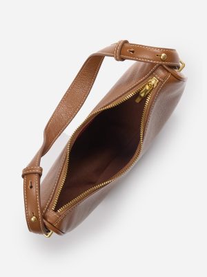 Mezzaluna Leather Handbag