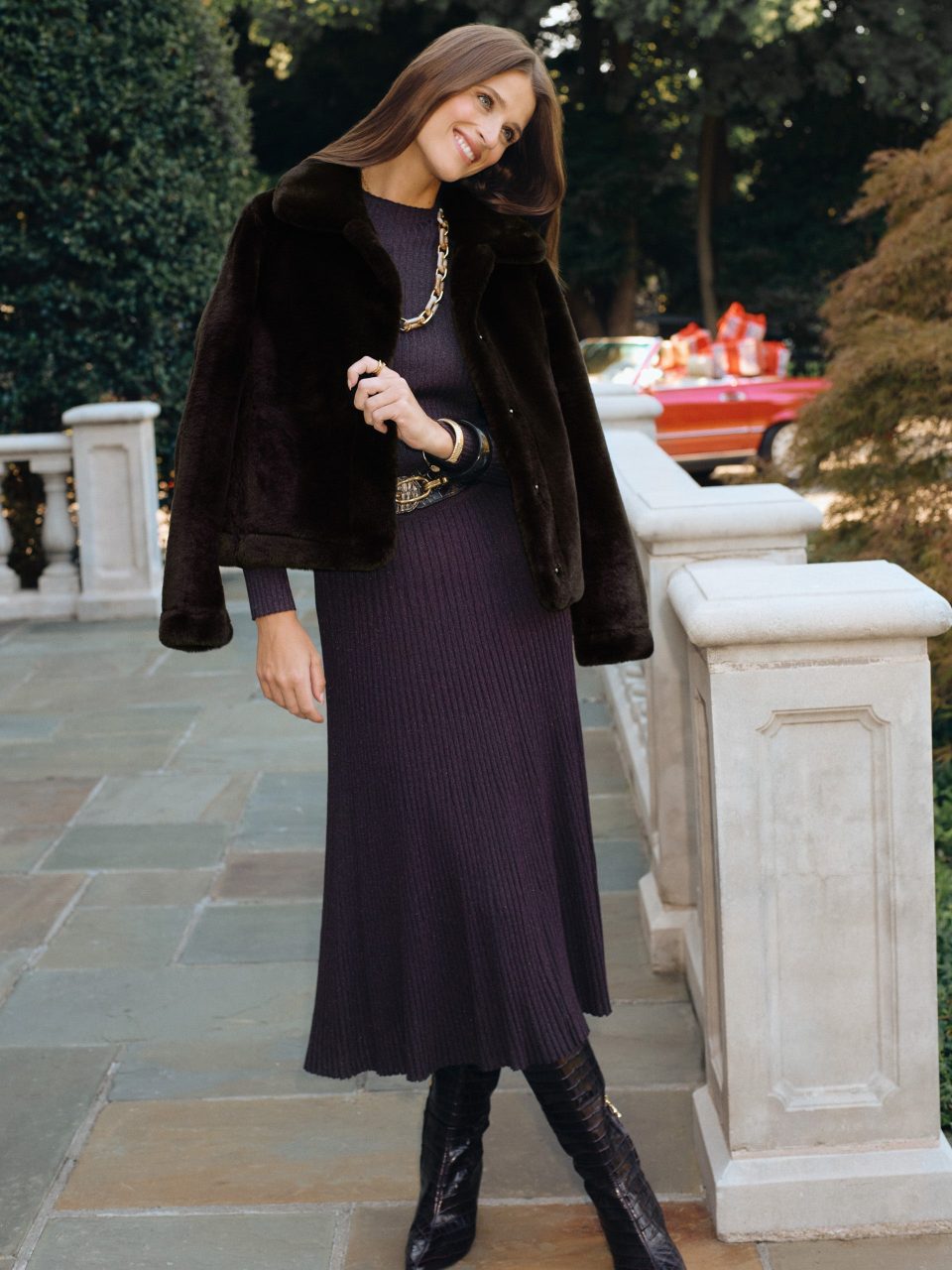 Sutton Metallic Skirt