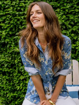 Lois Shirt in Floral Cove