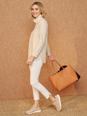 Annie Leather Tote Bag