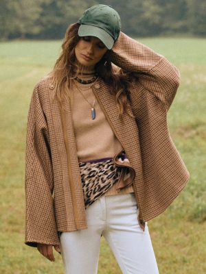 Bora Cape in Glen Plaid