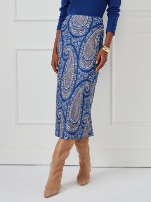 Adelyn Skirt in Paisley Splendor Bias