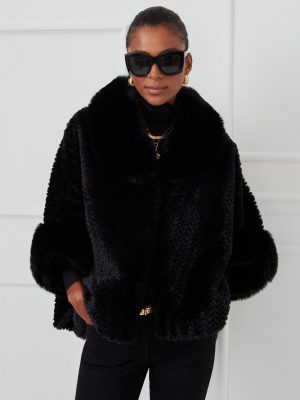 Andie Faux Fur Cape