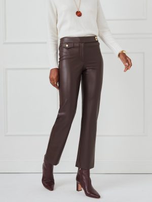 Anisa Vegan Leather Pants