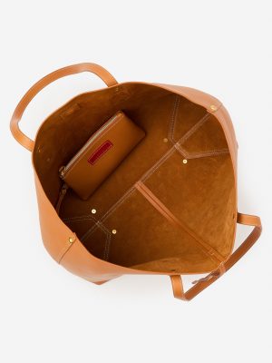 Annie Leather Tote Bag