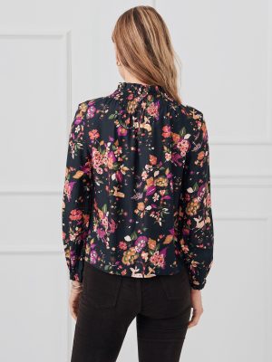 Antonia Blouse in Midi Forest Reverie