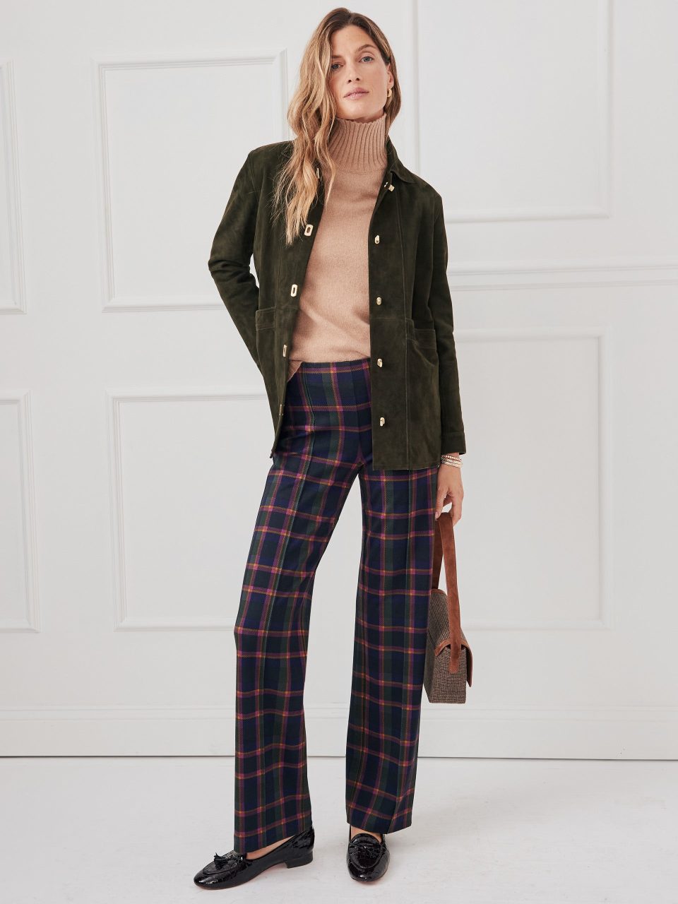 Calder Pants in Stadium Plaid