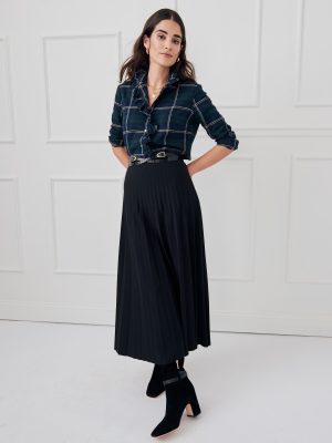 Carson Blouse in Plaid
