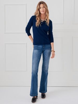 Cam Cashmere Polo Sweater