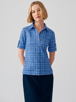 Cornelia Shirt in Layered Lines