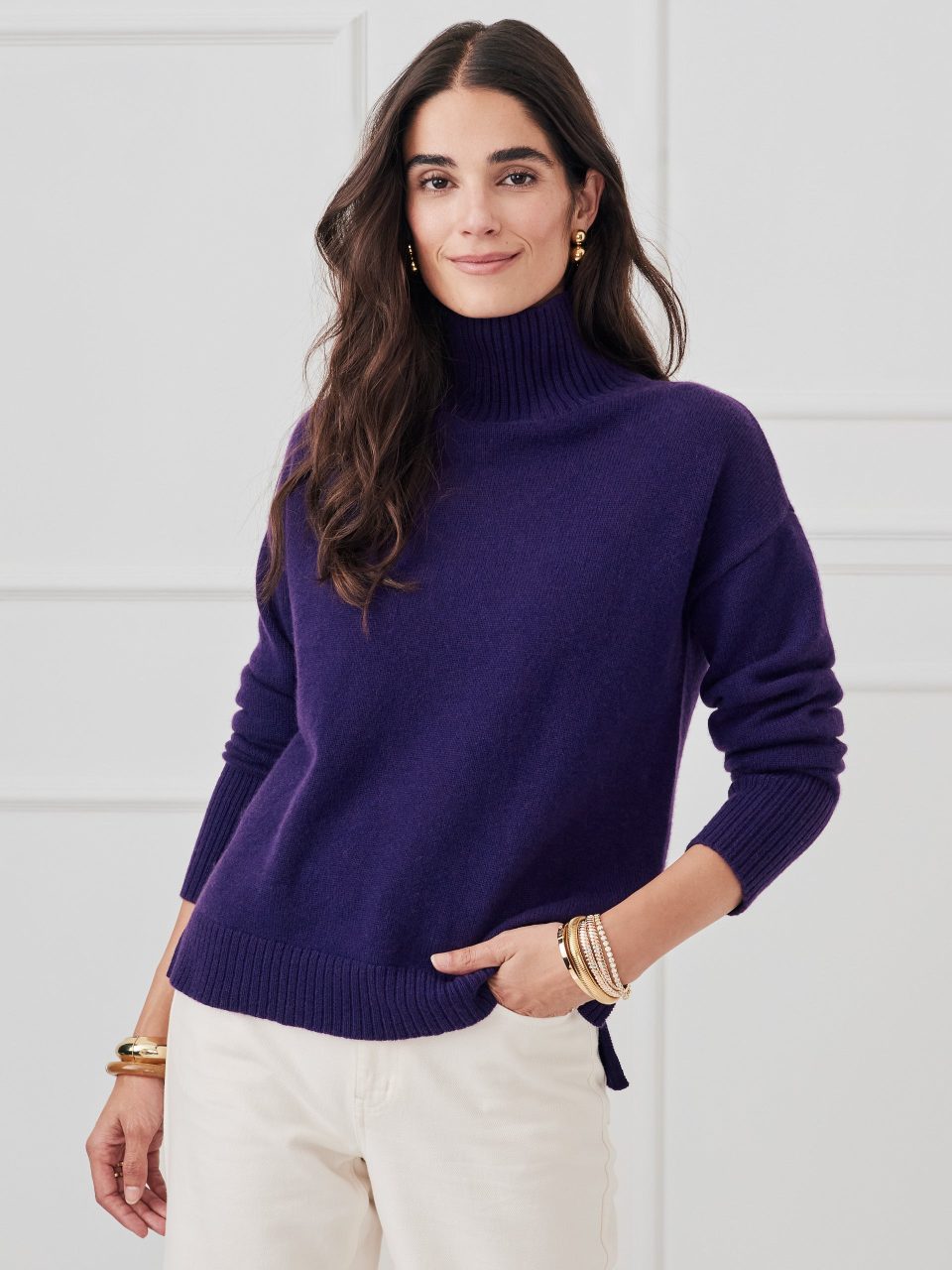 Dina Cashmere Turtleneck