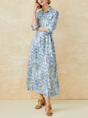 Freda Dress in Paisley Flourish