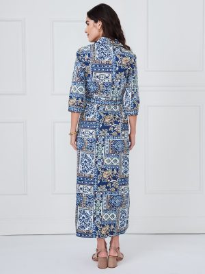 Kailyn Maxi Dress in Floral Pastiche Edge