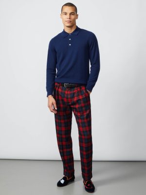 Lange Wool Pants in Tartan