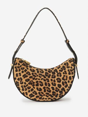 Mezzaluna Handbag in Leopard