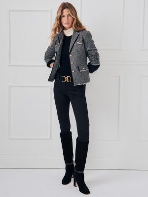 Anwen Jacket in Herringbone