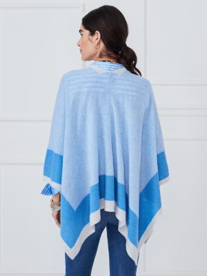 Naomi Cashmere Wrap in Color Block