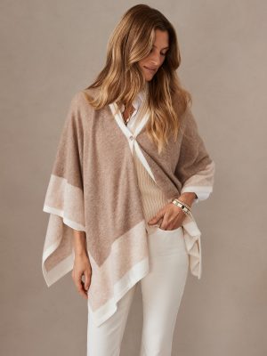 Naomi Cashmere Wrap in Color Block