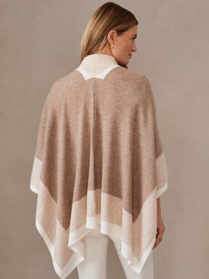 Naomi Cashmere Wrap in Color Block