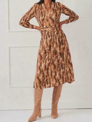 Portia Dress in Grasslands