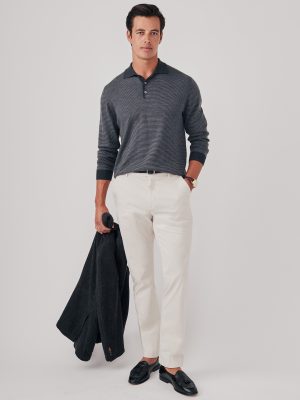 Savona Polo Sweater in Stripe