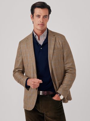 Suffolk Sport Coat in Houndstooth