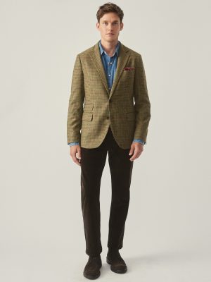 Suffolk Wool Sport Coat in Plaid