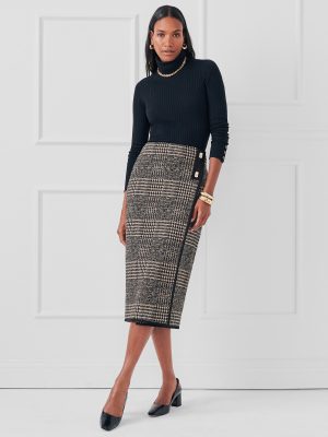 Suzette Skirt in Glen Plaid