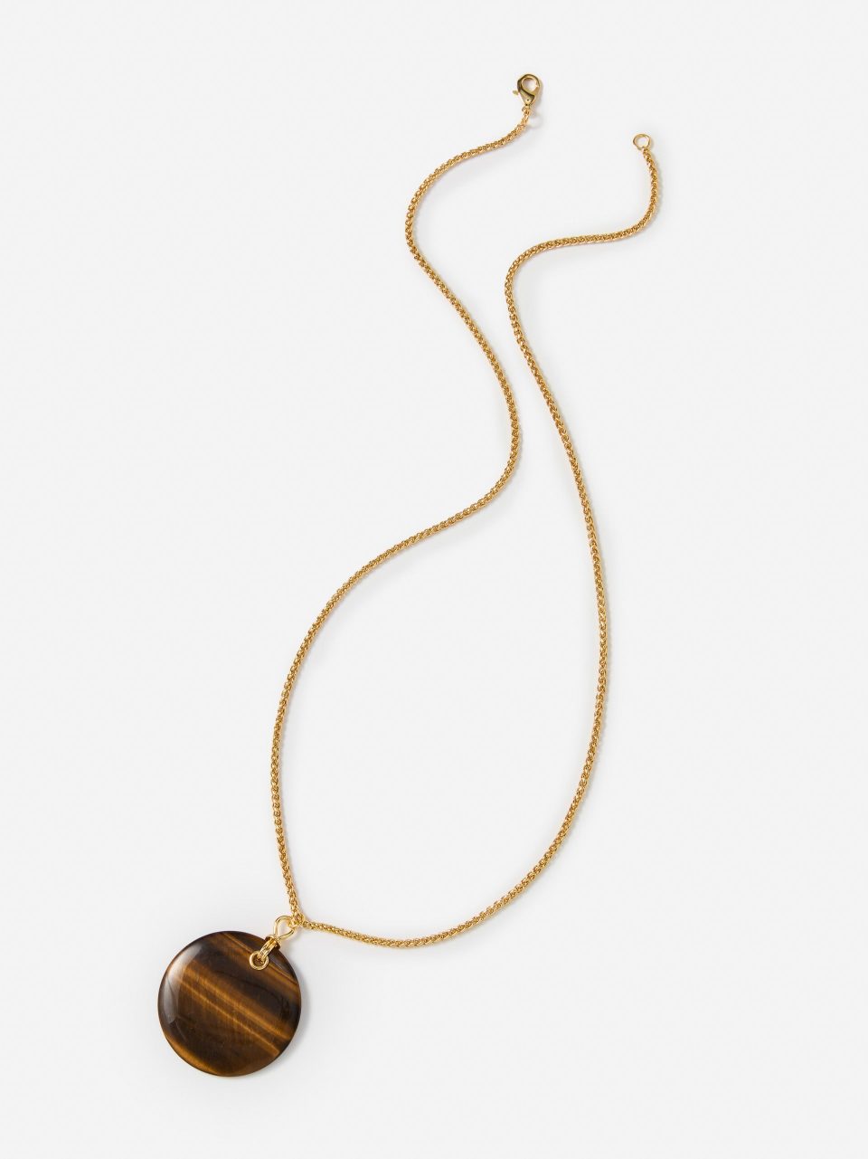 Tiger's Eye Pendant Necklace