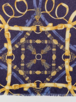 Tunis Scarf in Heraldic Tassel Oblong
