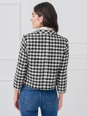 Violette Jacket in Houndstooth