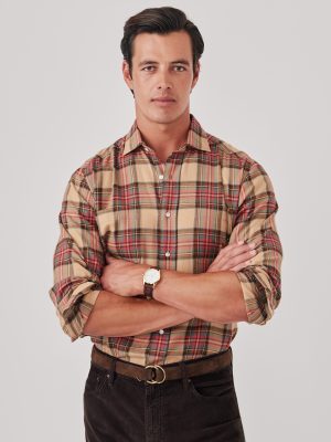 Glenmere Classic Fit Flannel Shirt in Plaid
