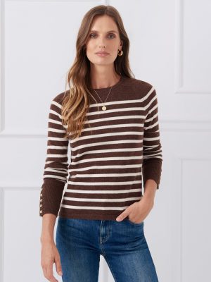 Zosia Cashmere Sweater in Stripe