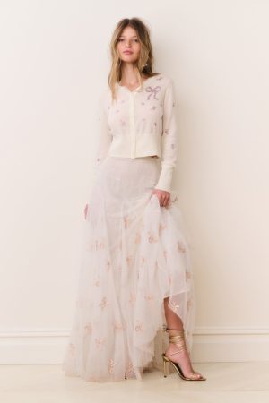 Lomani Secret Crush Tulle Maxi Skirt