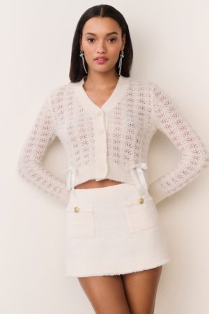 Breya Tweed Mini Skirt