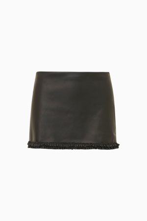 Noala Faux Leather Mini Skirt