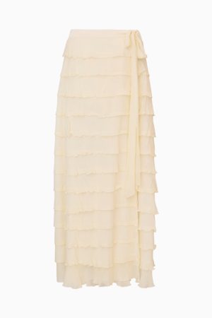 Reiyanette Chiffon Ruffle Skirt