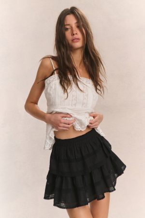 Ruffle Mini Heritage Skirt