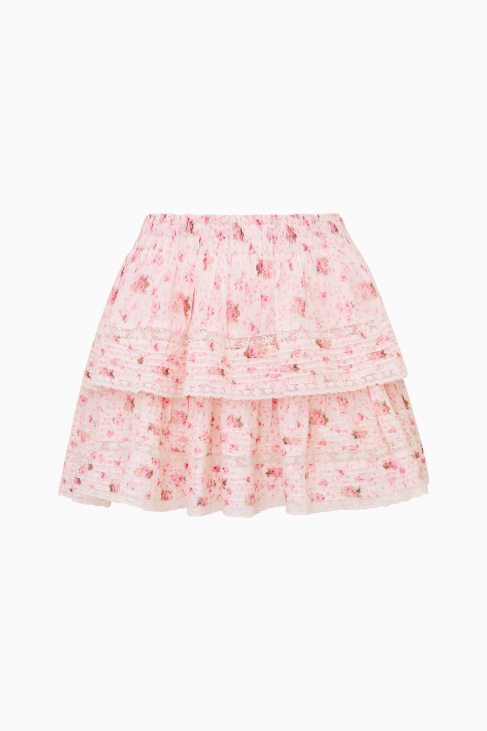 Ruffle Mini Garden Floral Skirt
